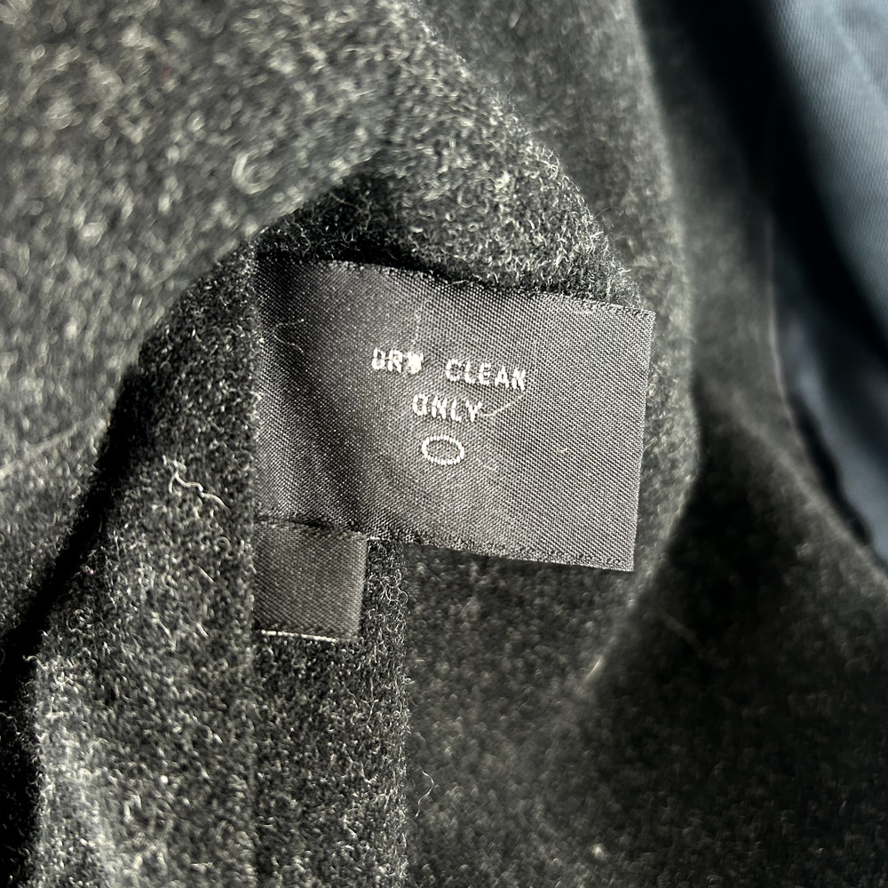 Bill Blass Mens Navy Blue Trench Coat Size 40 Short Removable Wool Liner Classic - Picture 10 of 15